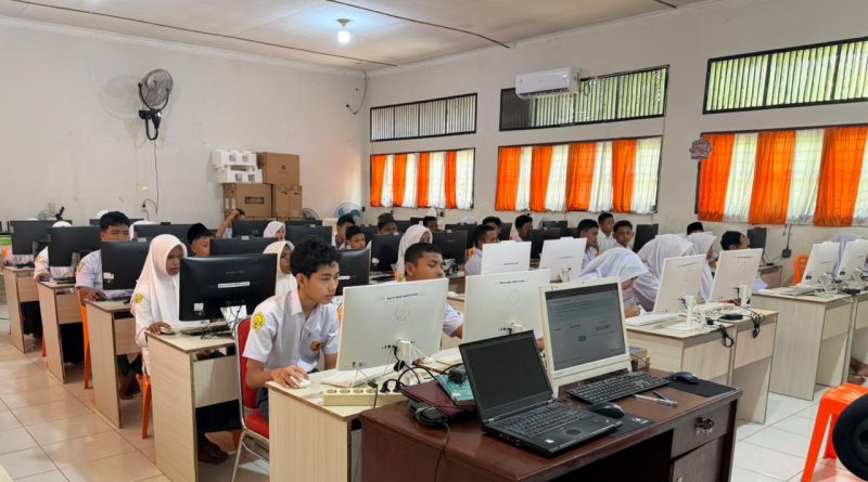 MTsN 1 Aceh Timur Laksanakan Ujian Madrasah 2026 Menggunakan Platform SIULIM